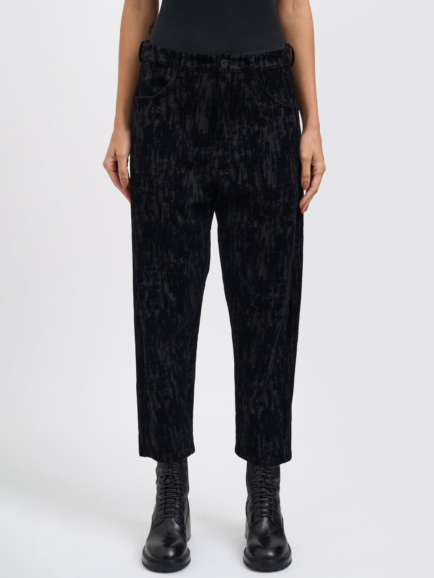 NOSTRASANTISSIMA Ankle-Length Low Rise Trousers - Size 40