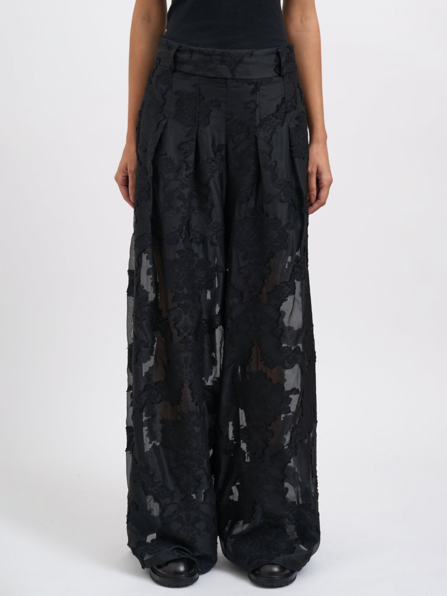 NOSTRASANTISSIMA Wide Leg Trousers Size 40