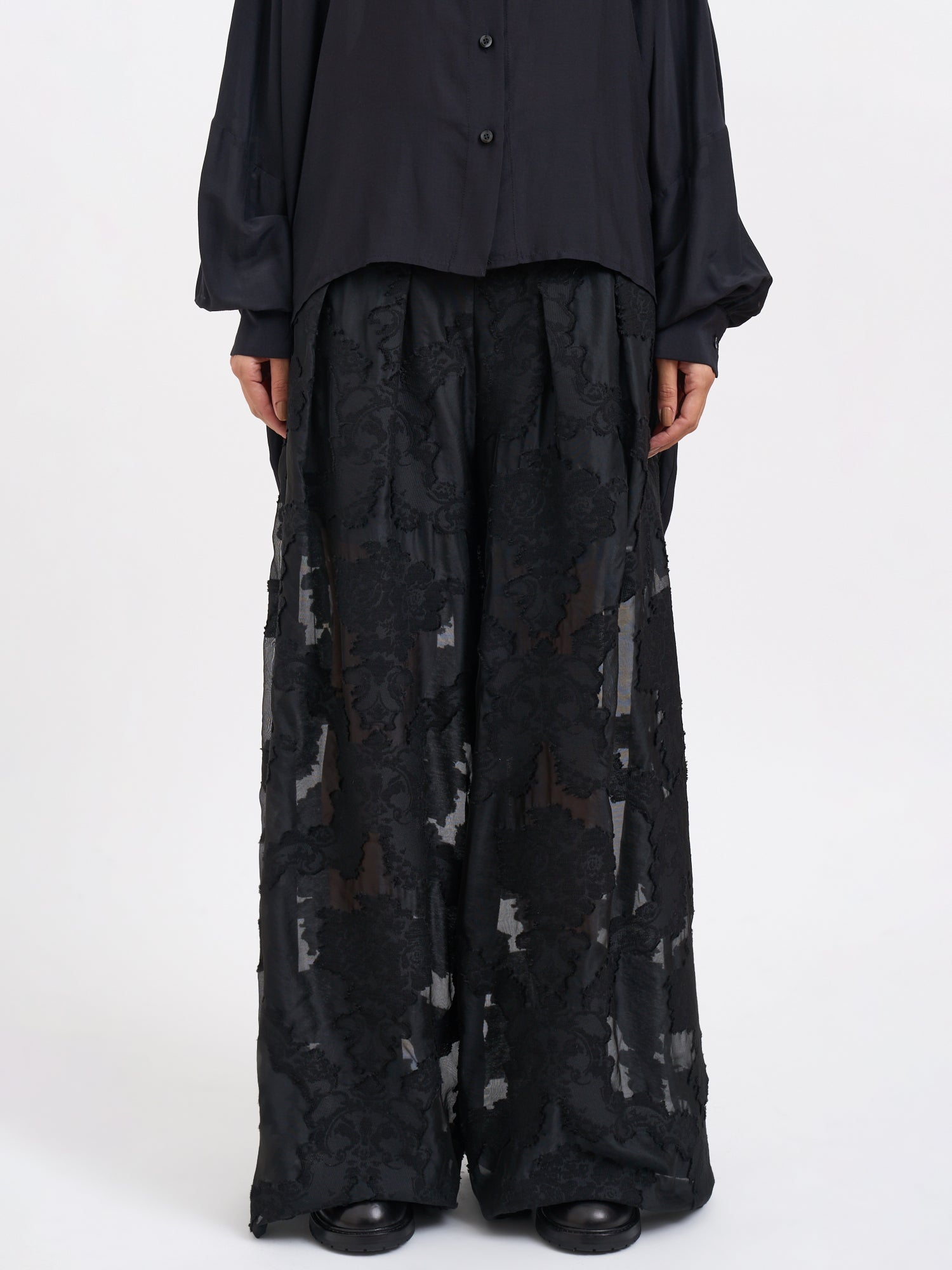 NOSTRASANTISSIMA Wide Leg Trousers Size 40