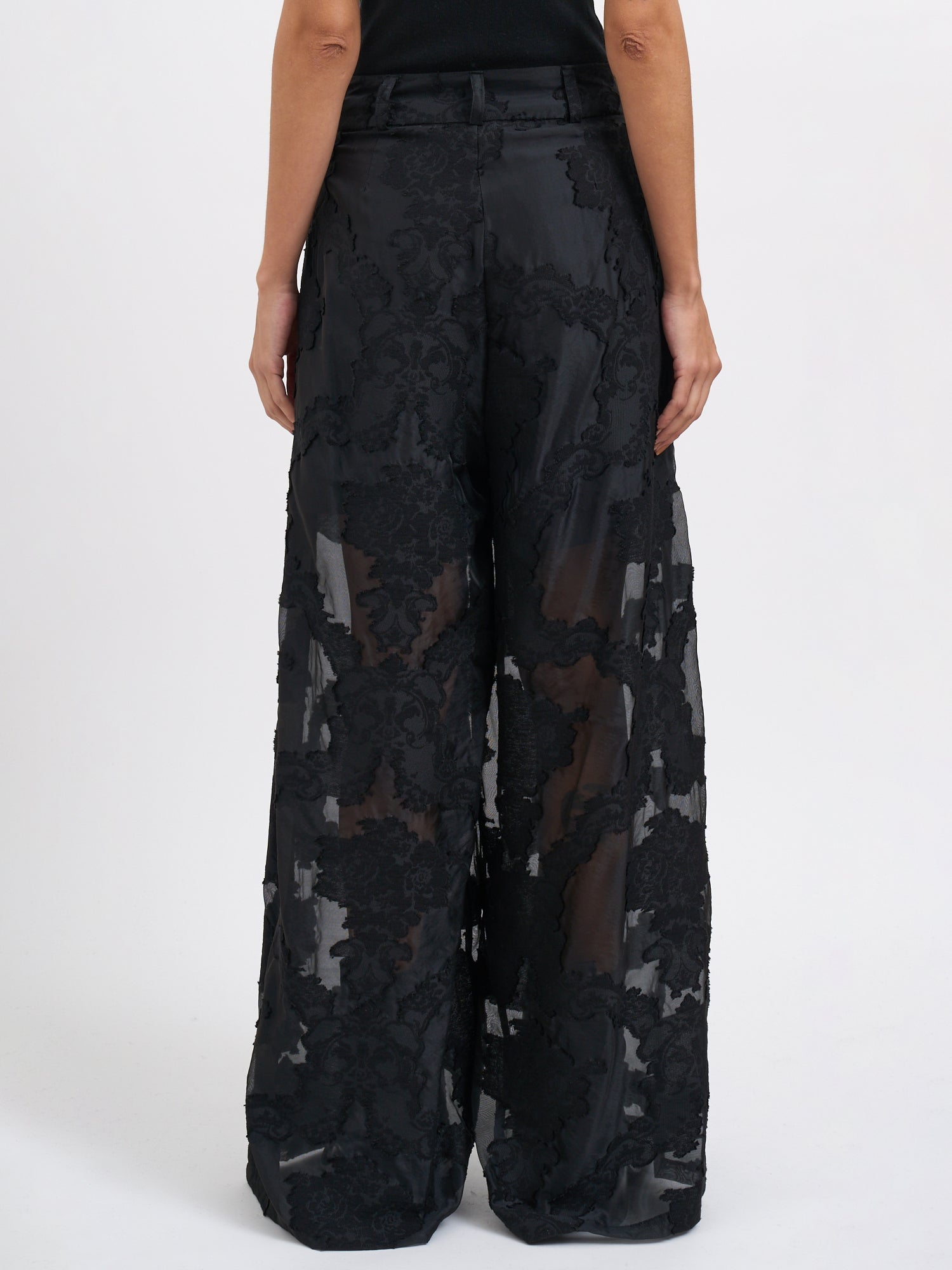 NOSTRASANTISSIMA Wide Leg Trousers Size 40