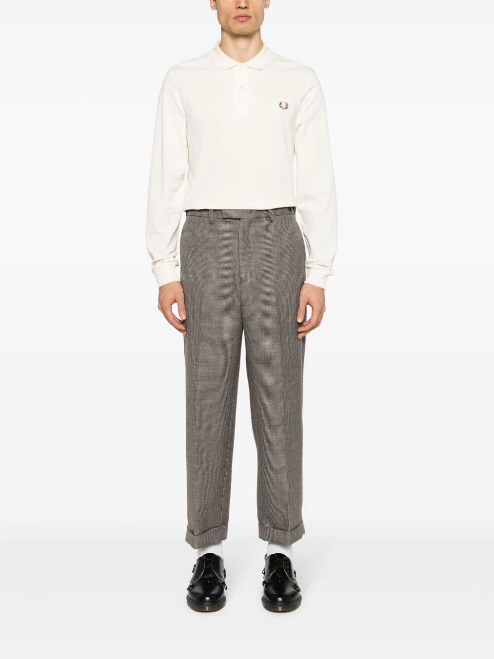 FRED PERRY Long Sleeve Plain Shirt for Men