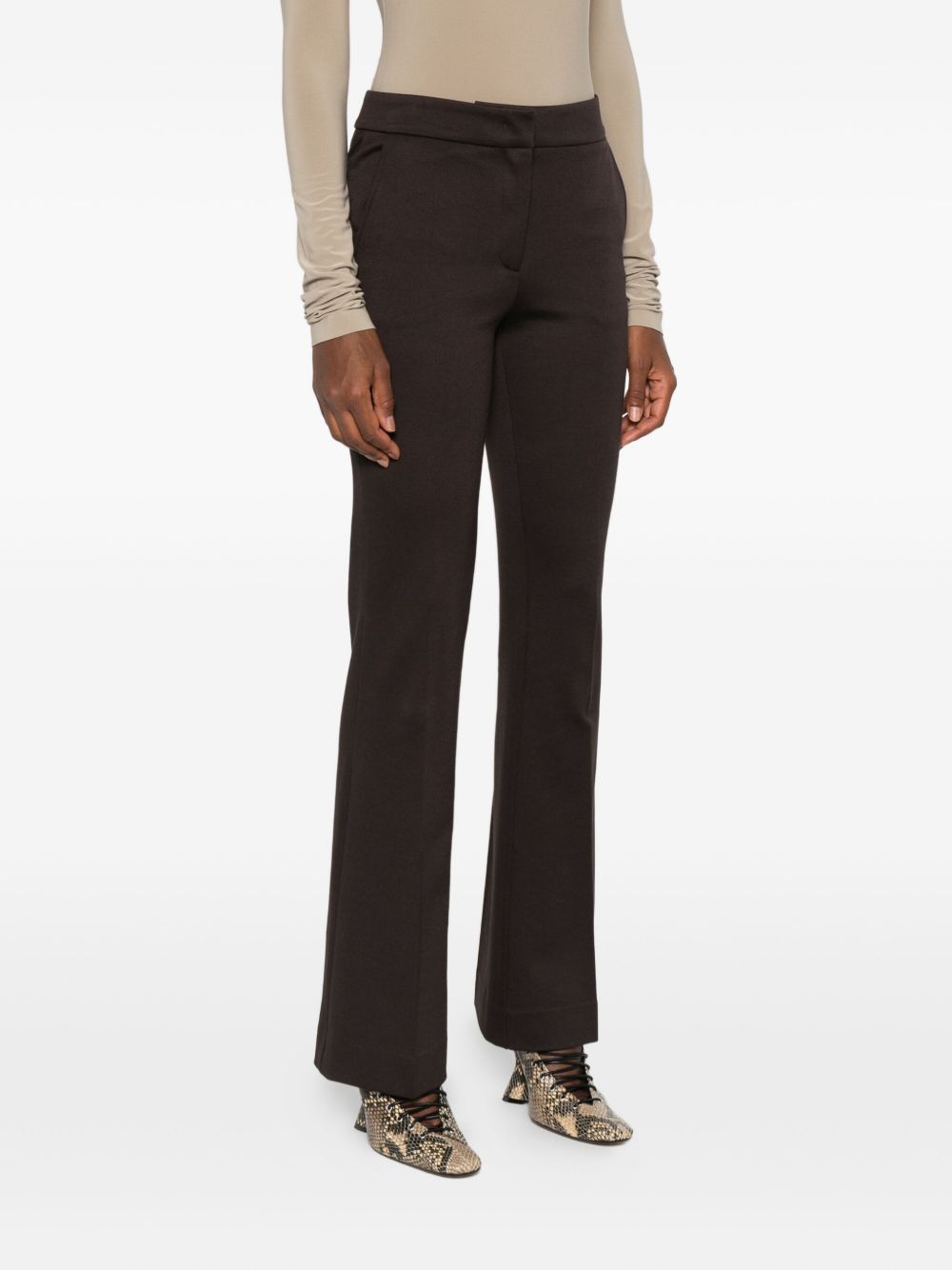 VIA MASINI 80 Straight Hem Trousers for Women