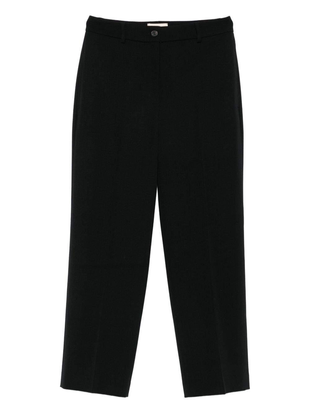 VIA MASINI 80 Wool Blend Straight Leg Trousers