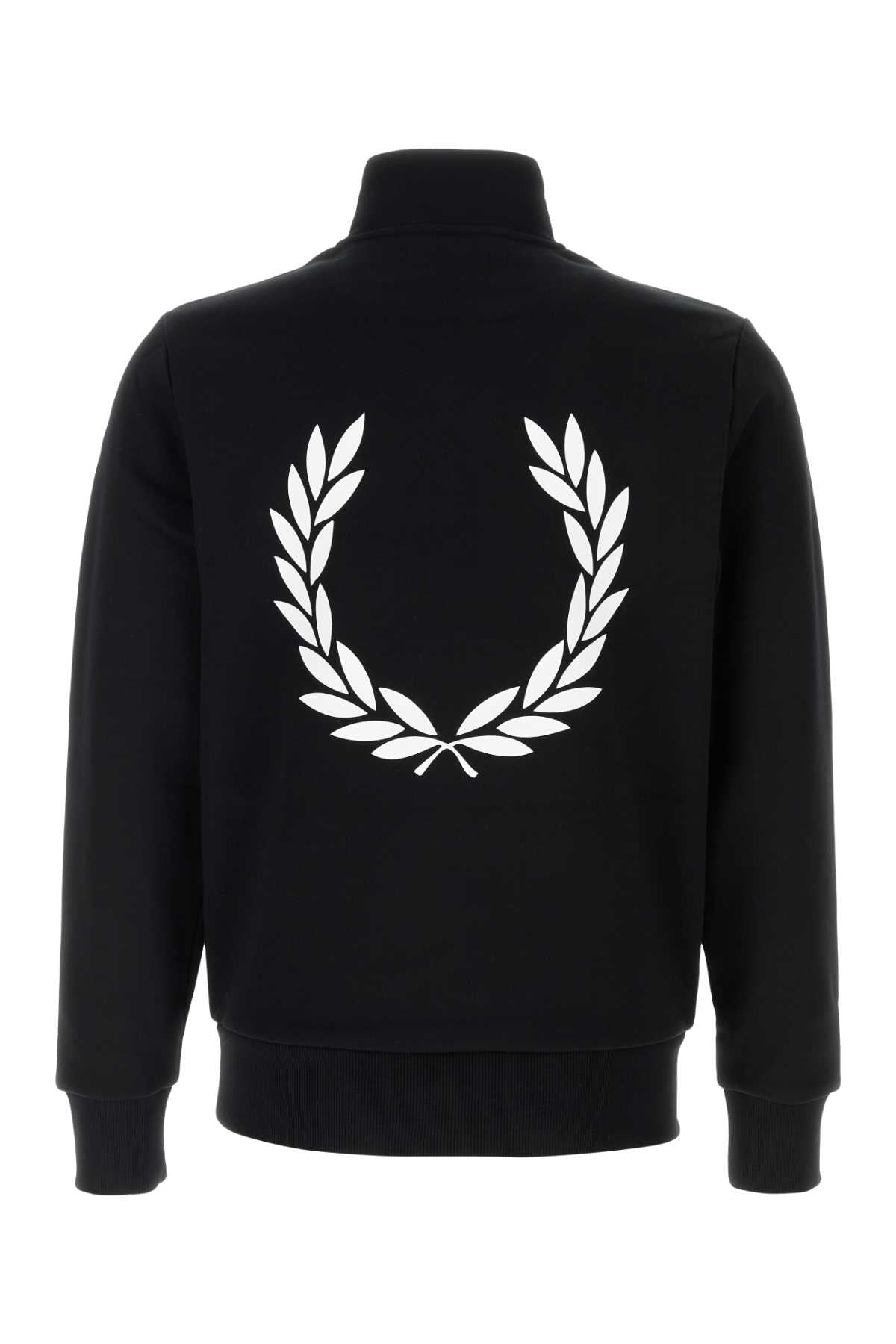 FRED PERRY Men's Mini Graphic Half Zip Sweatshirt