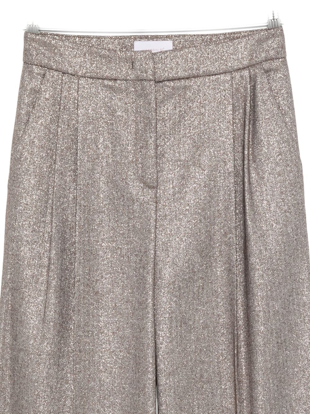 VIA MASINI 80 Elegant 100% Wool Trousers for Women - FW25 Collection