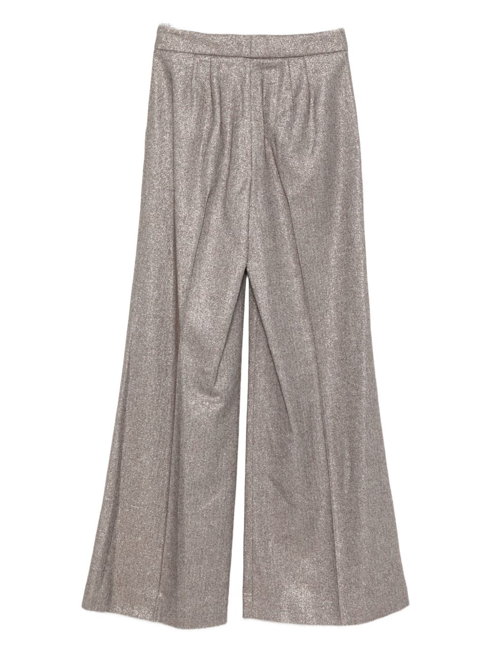 VIA MASINI 80 Elegant 100% Wool Trousers for Women - FW25 Collection