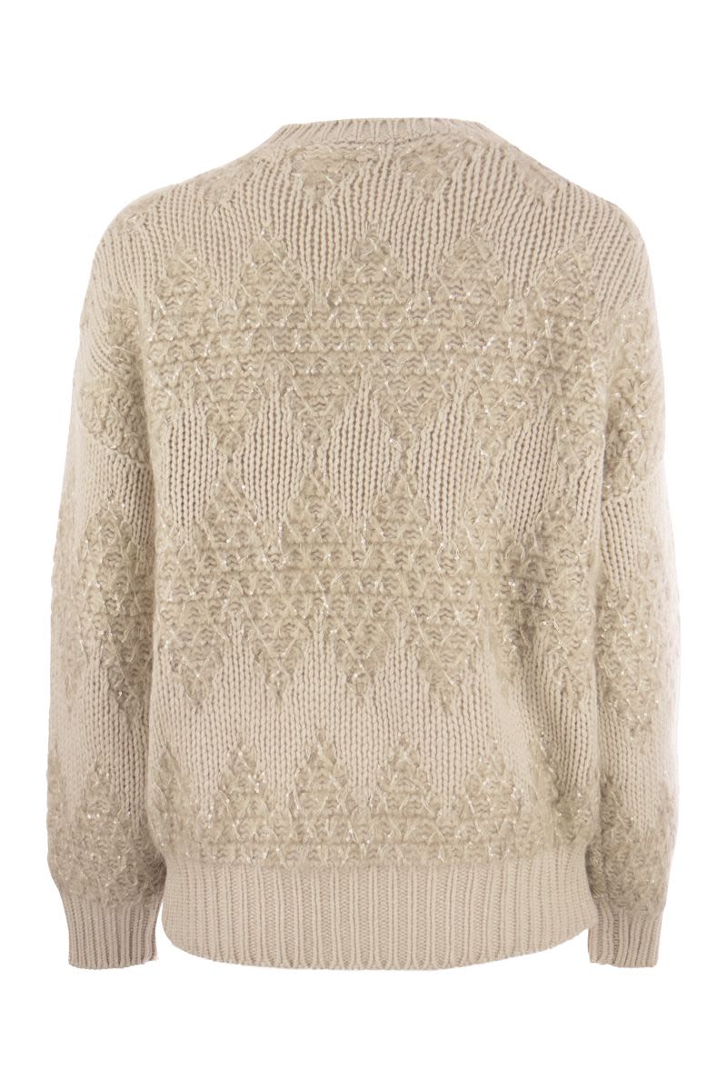 BRUNELLO CUCINELLI Wool, Silk, and Cashmere Sweater