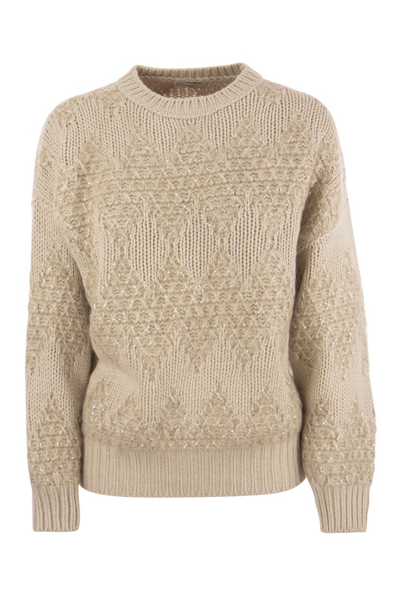 BRUNELLO CUCINELLI Wool, Silk, and Cashmere Sweater
