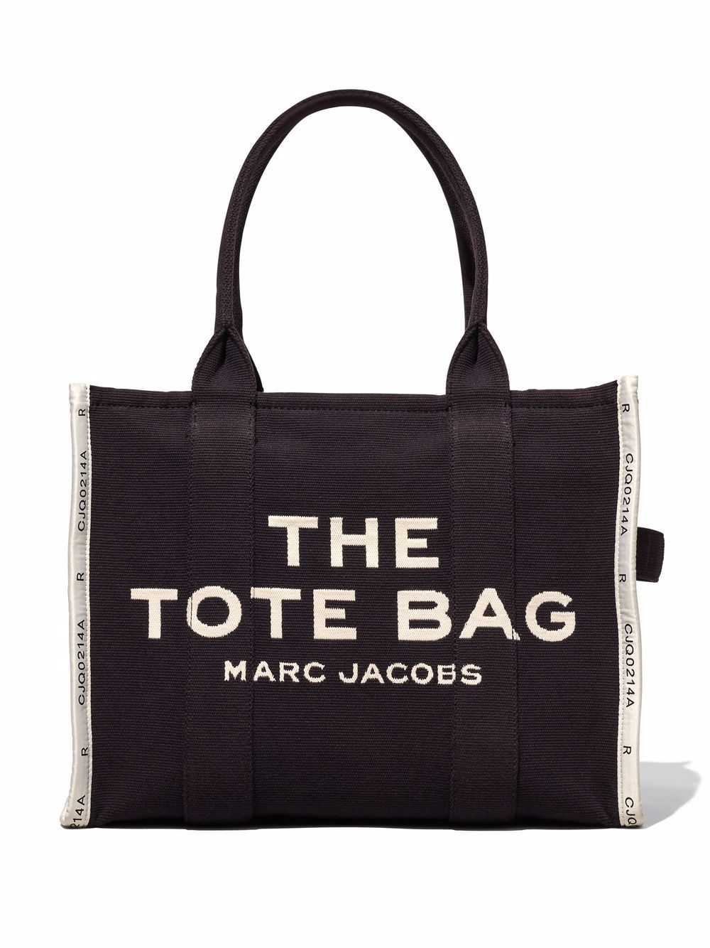 MARC JACOBS Eco-Friendly Cotton-Polyester Blend Handbag with Logo Embellishment