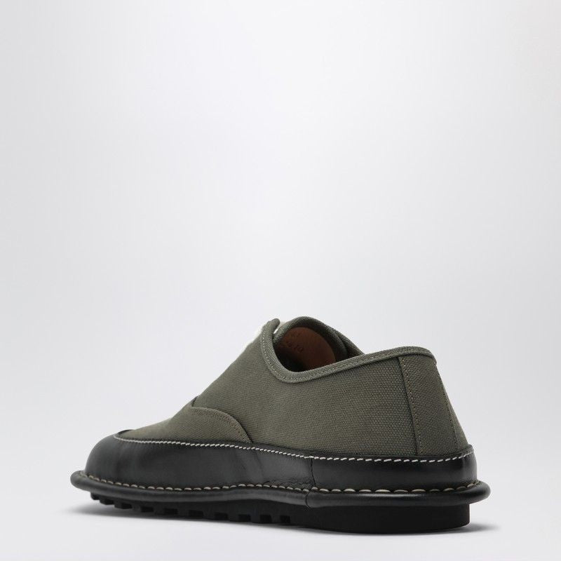 LOEWE Lace-Up Shoes in Canvas and Leather