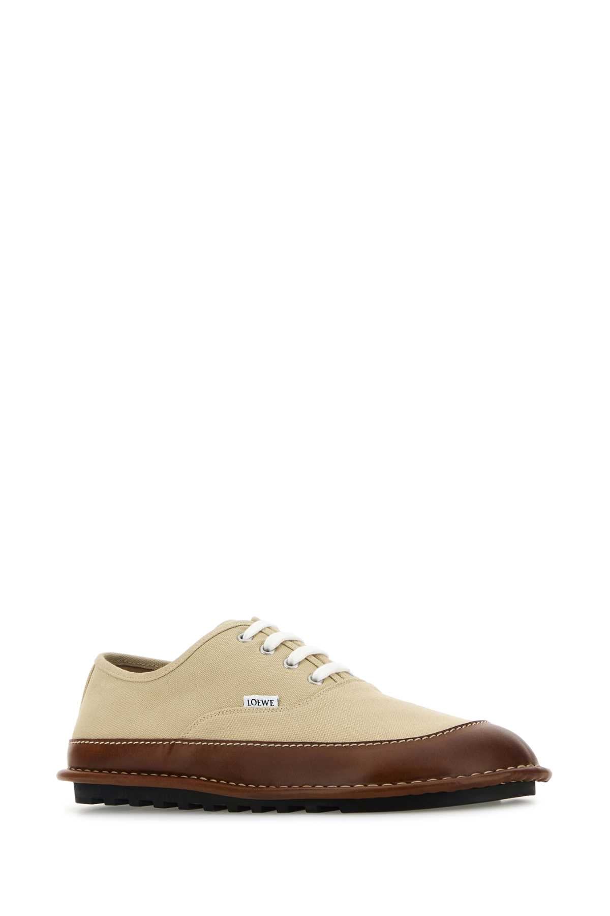 LOEWE Canvas Bay Sneakers - Lace Up for Men