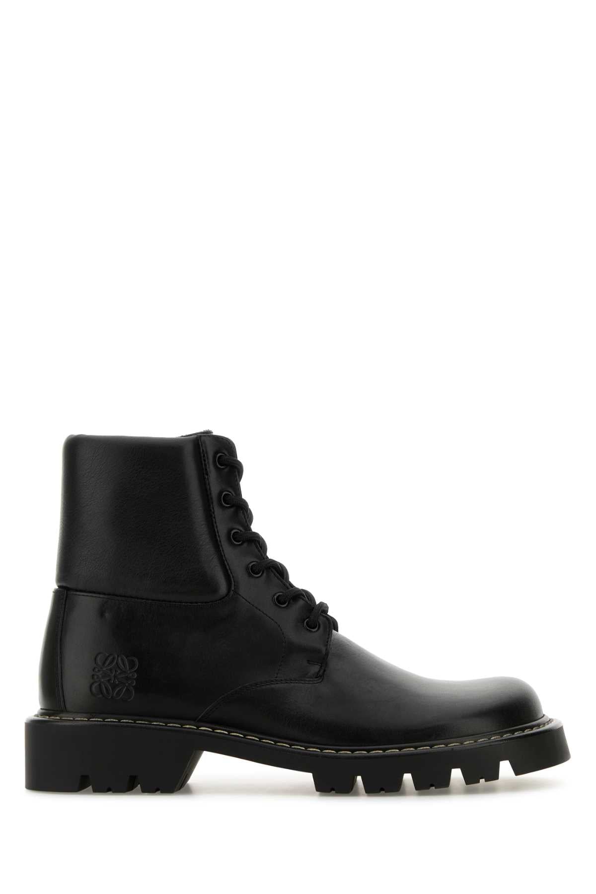 LOEWE Men's Leather Sierra Ankle Boots