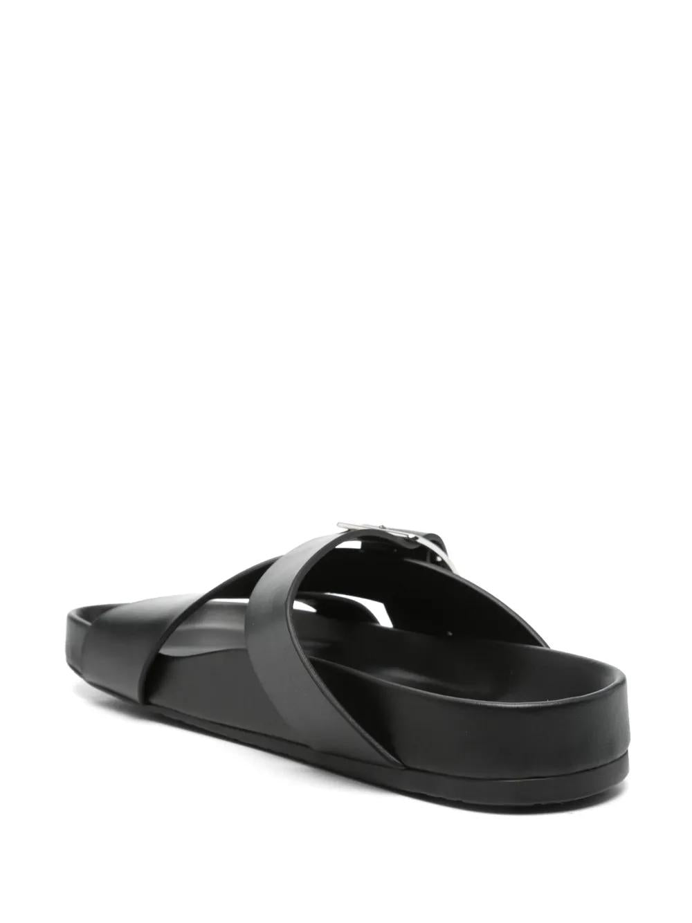 LOEWE Ease Buckle Leather Sandals for Men