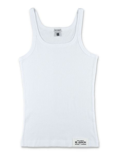 DOLCE & GABBANA Soft Raffia Tank Top