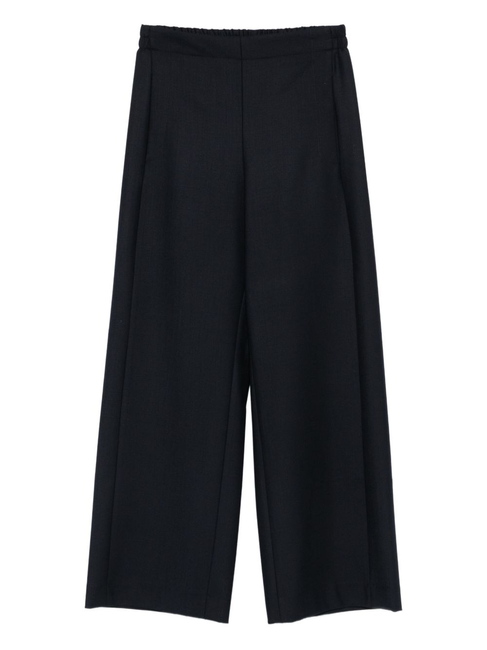 VIA MASINI 80 Wide Leg Wool Blend Trousers for Women