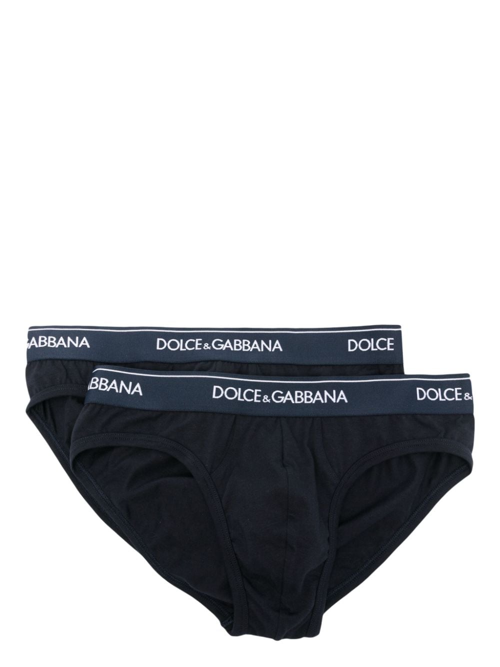 DOLCE & GABBANA Stretch Logo Briefs - Pack of Two