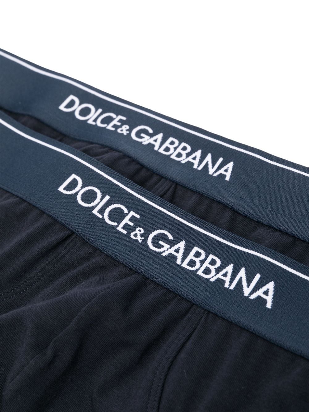 DOLCE & GABBANA Stretch Logo Briefs - Pack of Two
