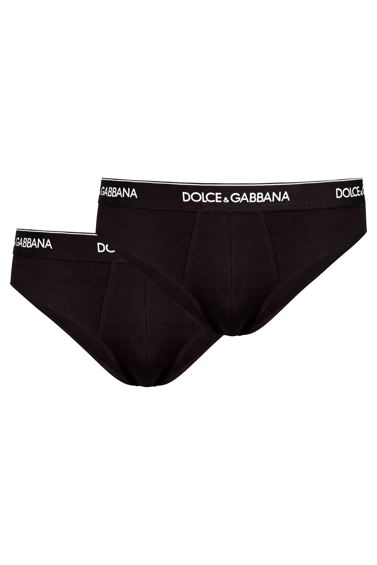 DOLCE & GABBANA Stretch Cotton Bi-Pack for Men - Comfortable Fit
