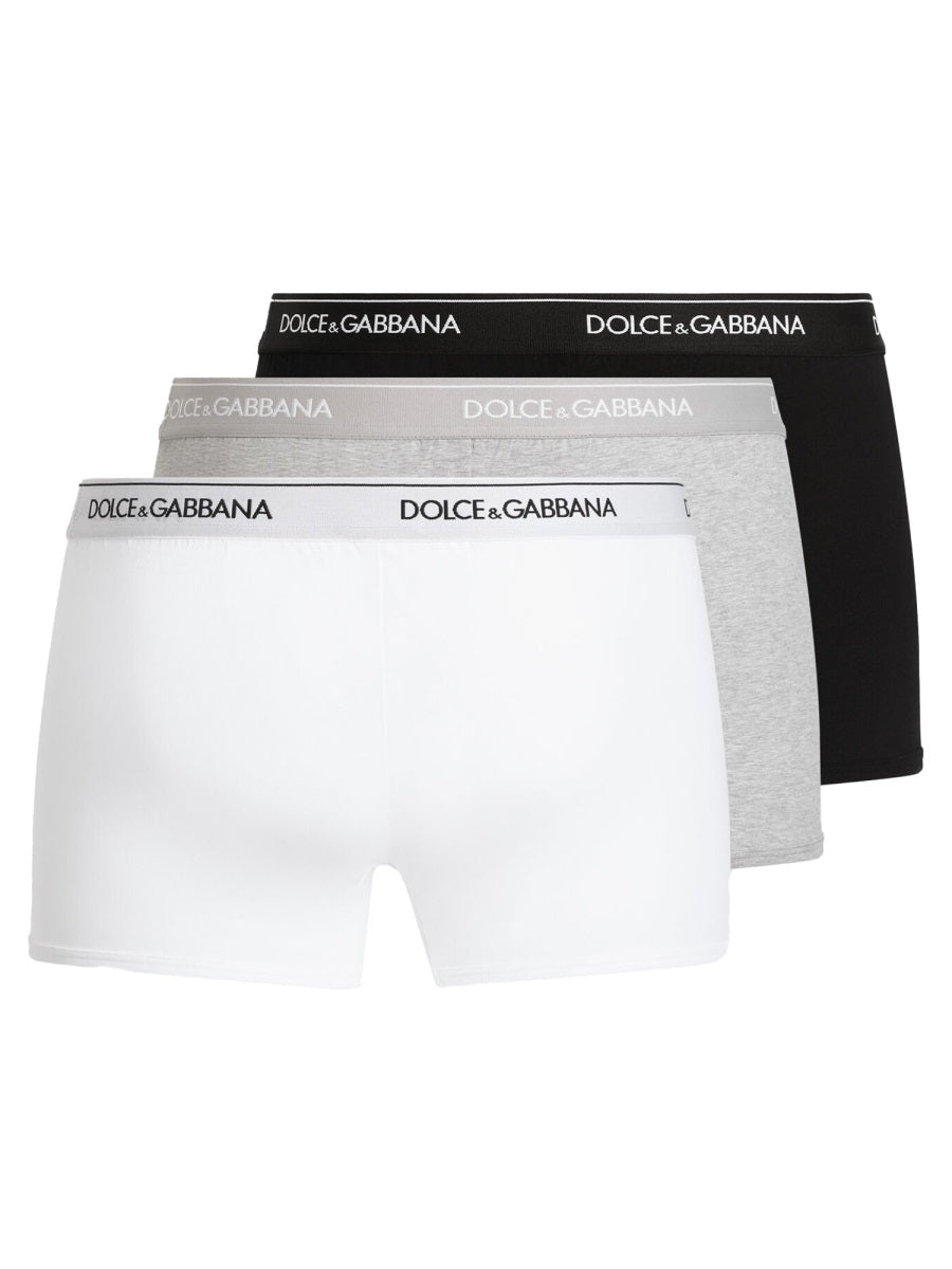 DOLCE & GABBANA 3-Pack Regular Fit Boxer Shorts for Men