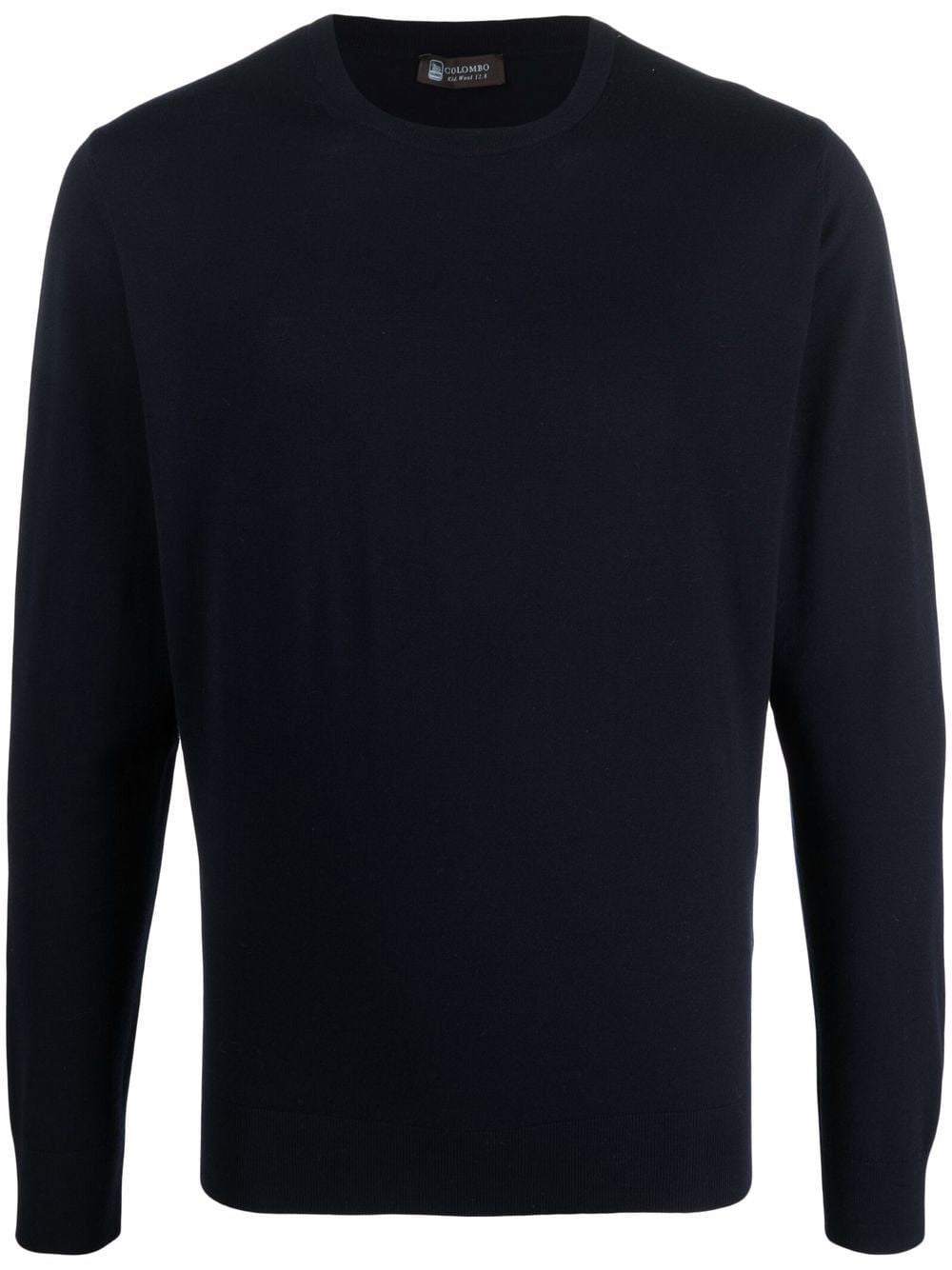 COLOMBO Classic Round Neck Sweater for Men - Regular Fit