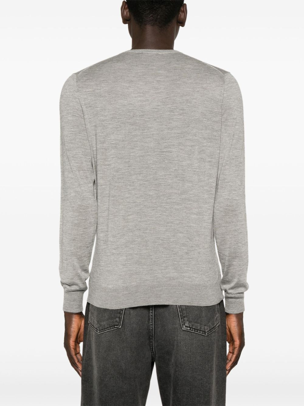 COLOMBO V Neck Cashmere-Silk Blend Sweater