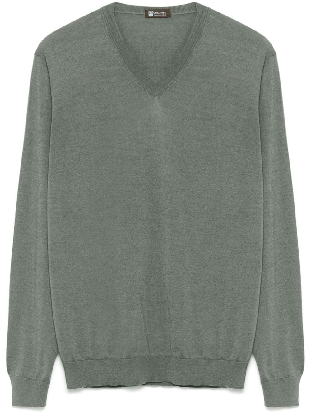 COLOMBO V Neck Sweater for Men - Cashmere & Silk Blend