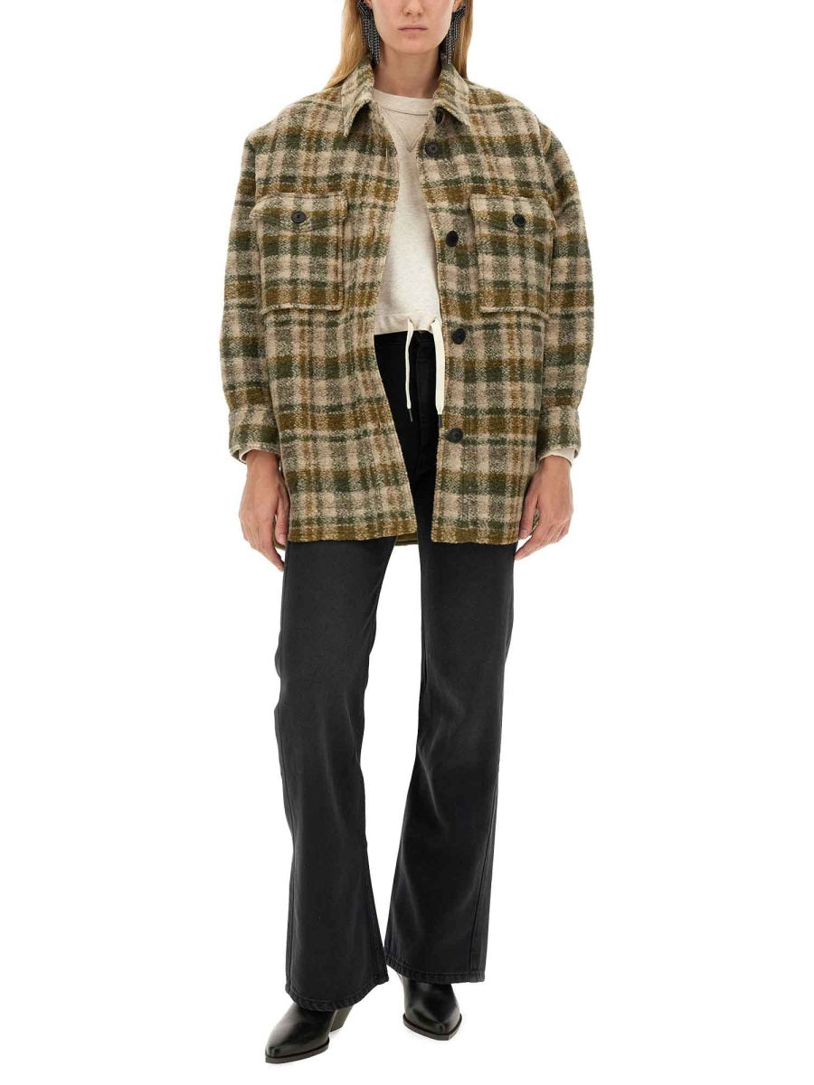ISABEL MARANT ETOILE Women's Harveli Shirt Jacket Size 38
