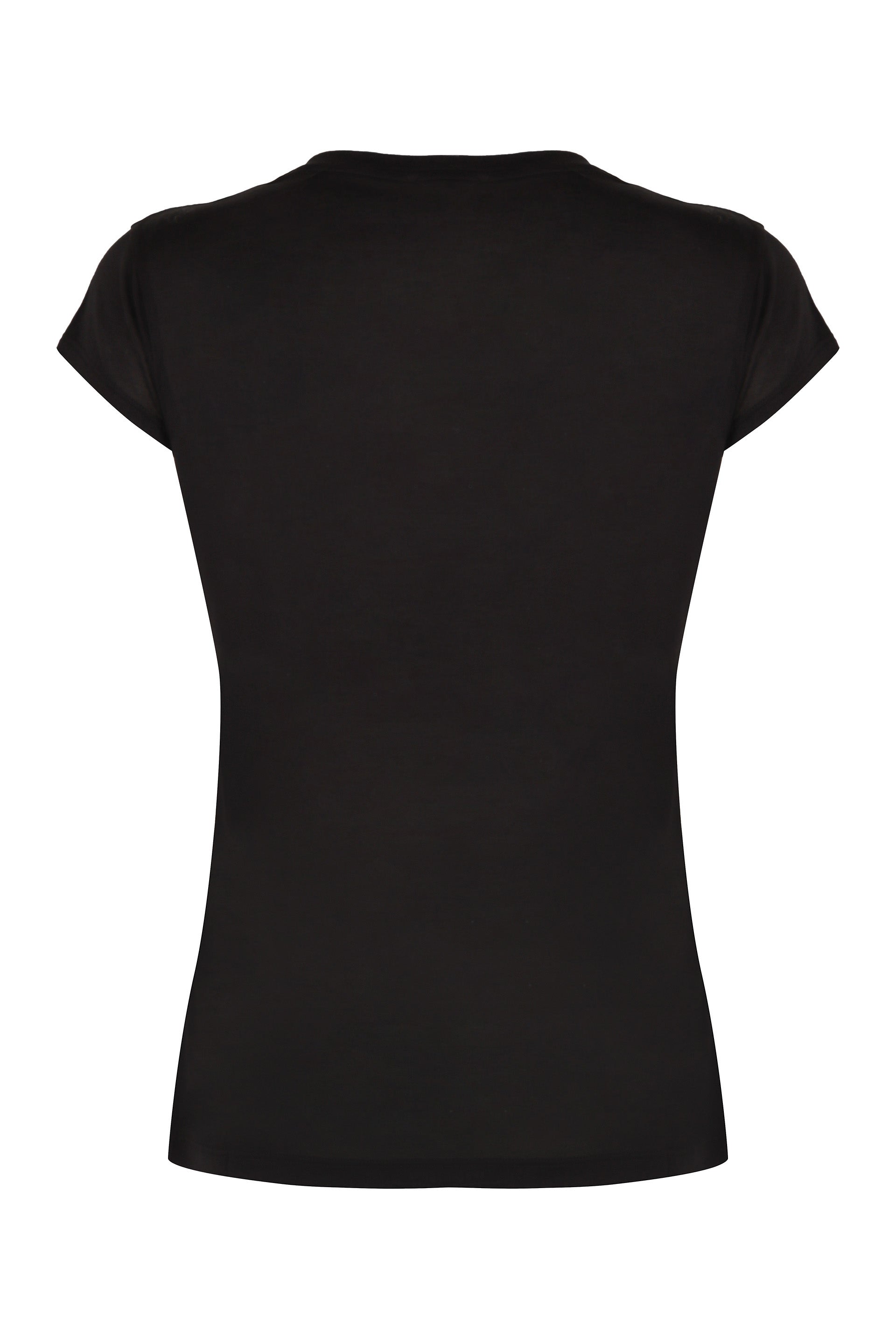 ELISABETTA FRANCHI Classic Visco-Blend Crew-Neck T-Shirt