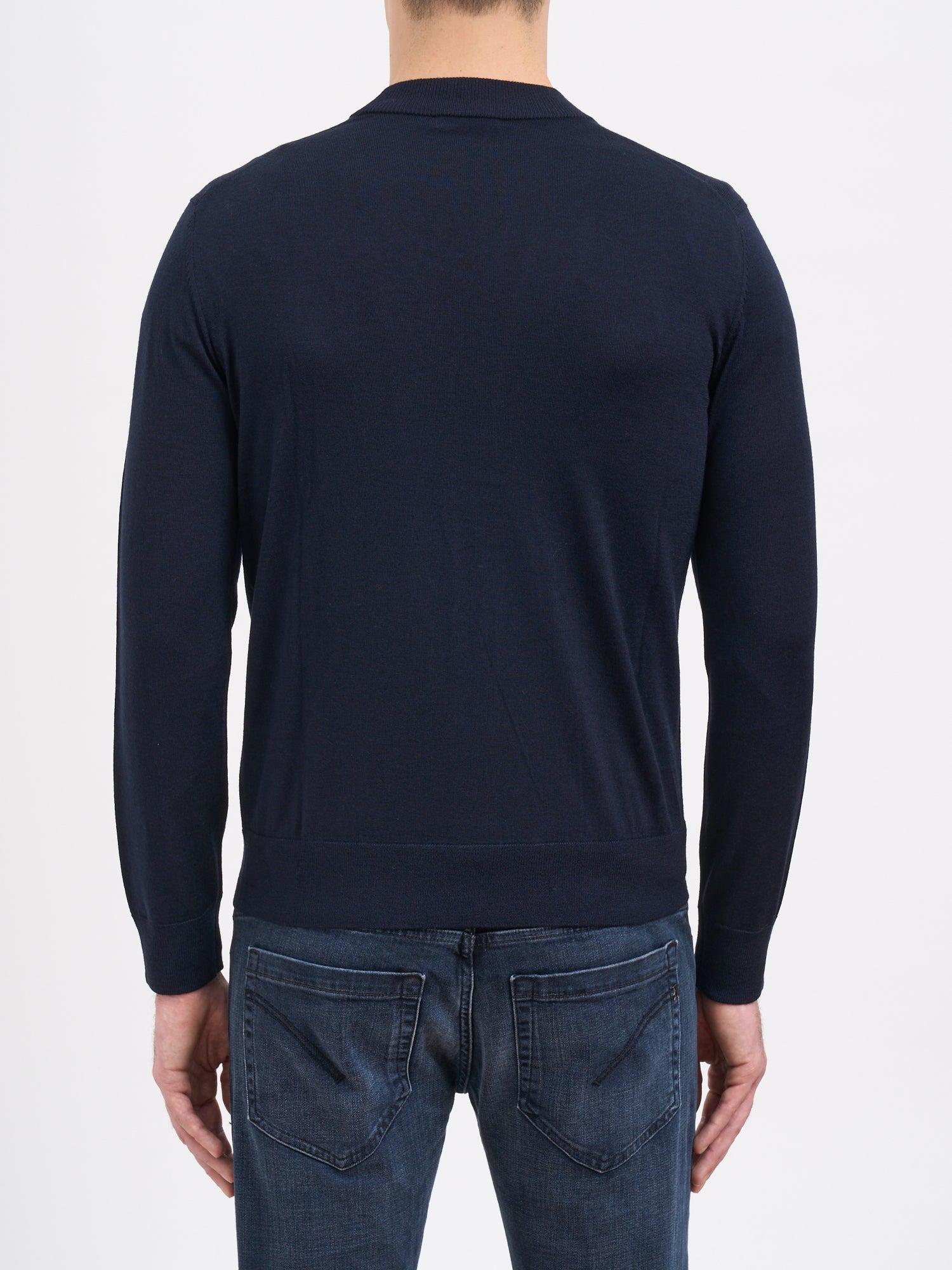 PAOLO PECORA V-Neck Virgin Wool Cardigan - Men’s Size