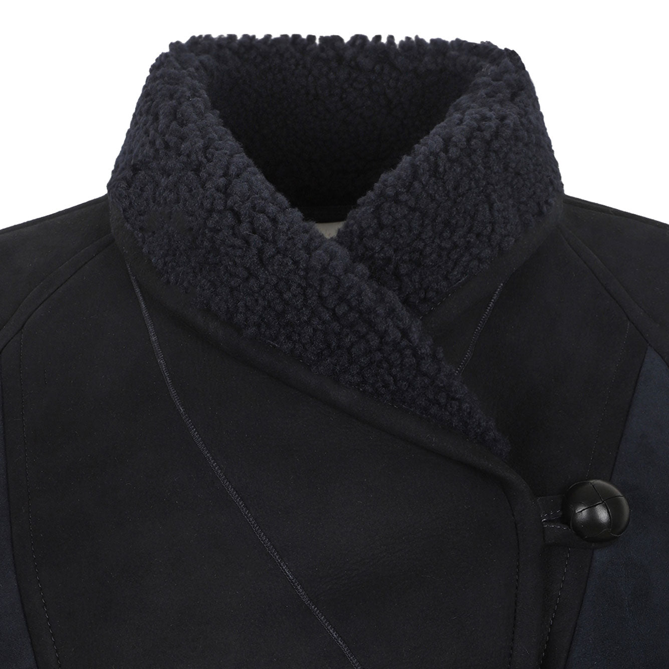 ISABEL MARANT ETOILE Midnight Lamb Fur Jacket for Women