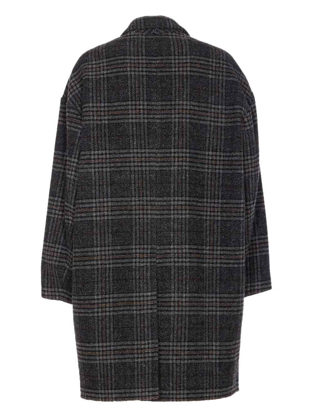 ISABEL MARANT ETOILE Plaid Wool Single-Breasted Jacket