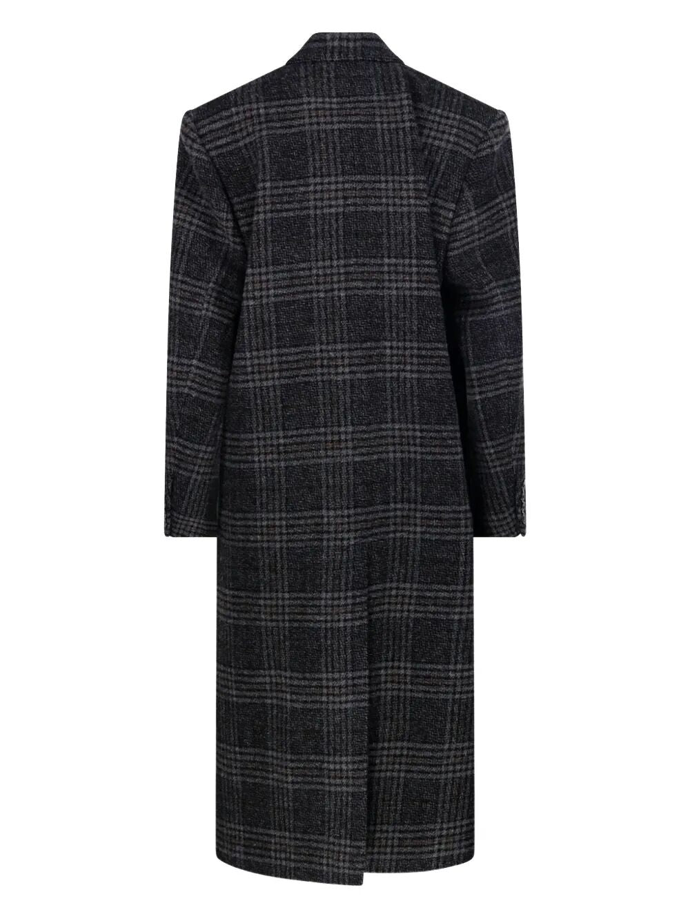 ISABEL MARANT ETOILE Lexana Long Check Wool Jacket for Women