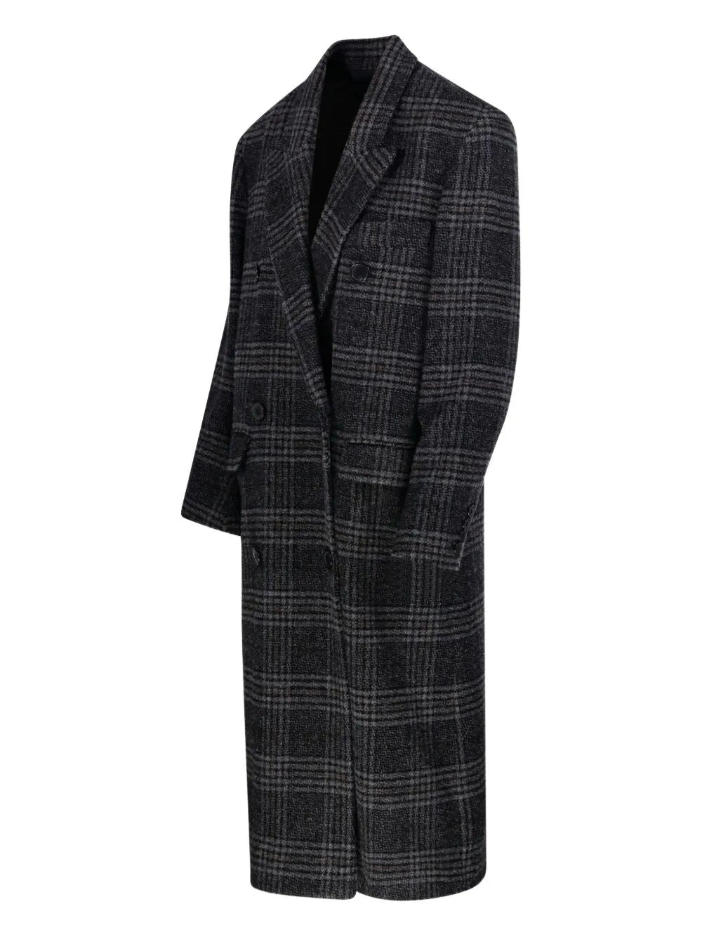 ISABEL MARANT ETOILE Lexana Long Check Wool Jacket for Women