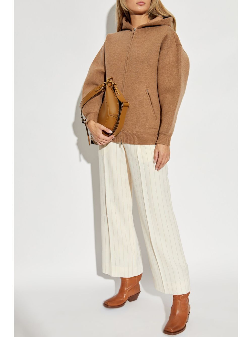 ISABEL MARANT Lanny Oversized Wool Blend Outerwear