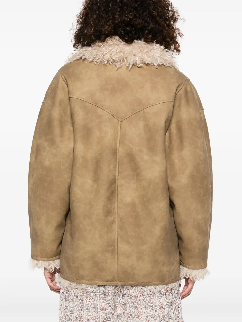ISABEL MARANT ETOILE Oversized Shearling Jacket for Women - Size 36