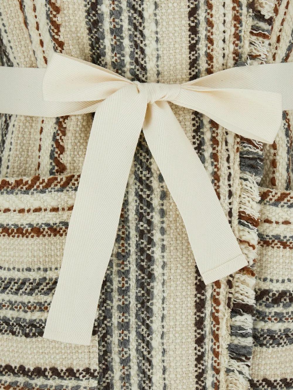 ISABEL MARANT Striped Fringed Jacket