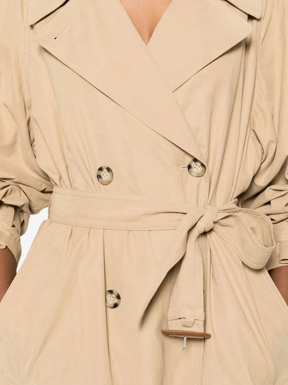 ISABEL MARANT Double-Breasted Flowing Trench Jacket