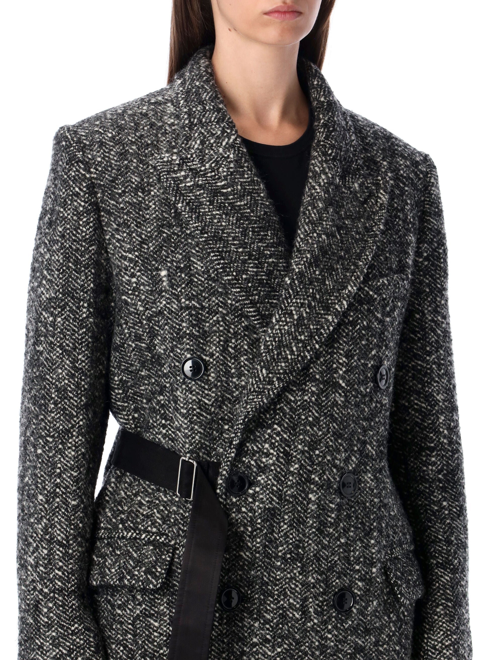 ISABEL MARANT Wool Ebyane Double-Breasted Jacket (Size 36)