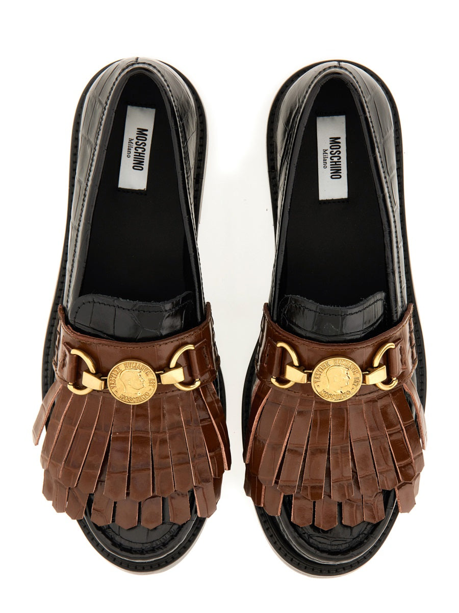 MOSCHINO COUTURE Chic Loafers for Women - Fall/Winter Collection