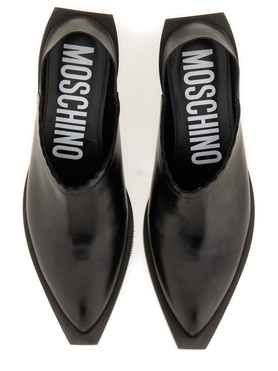 MOSCHINO COUTURE Couture Shootie Cuban Heel for Women