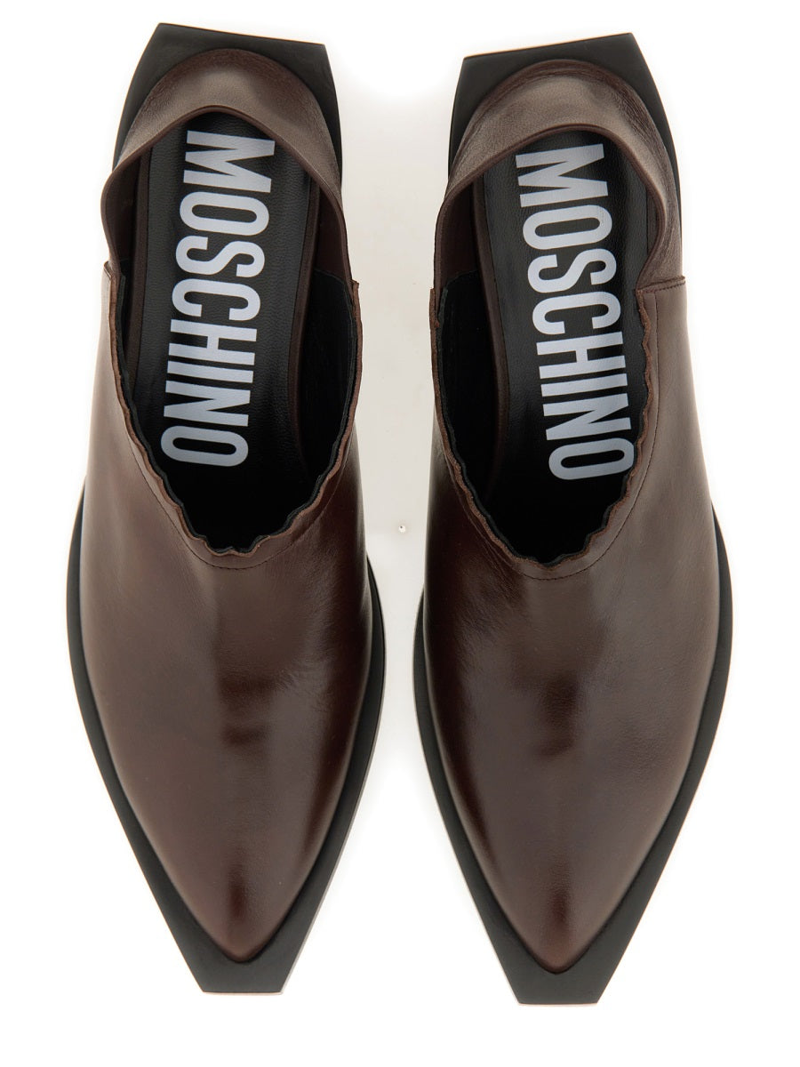 MOSCHINO COUTURE Cuban Heel Shootie for Women