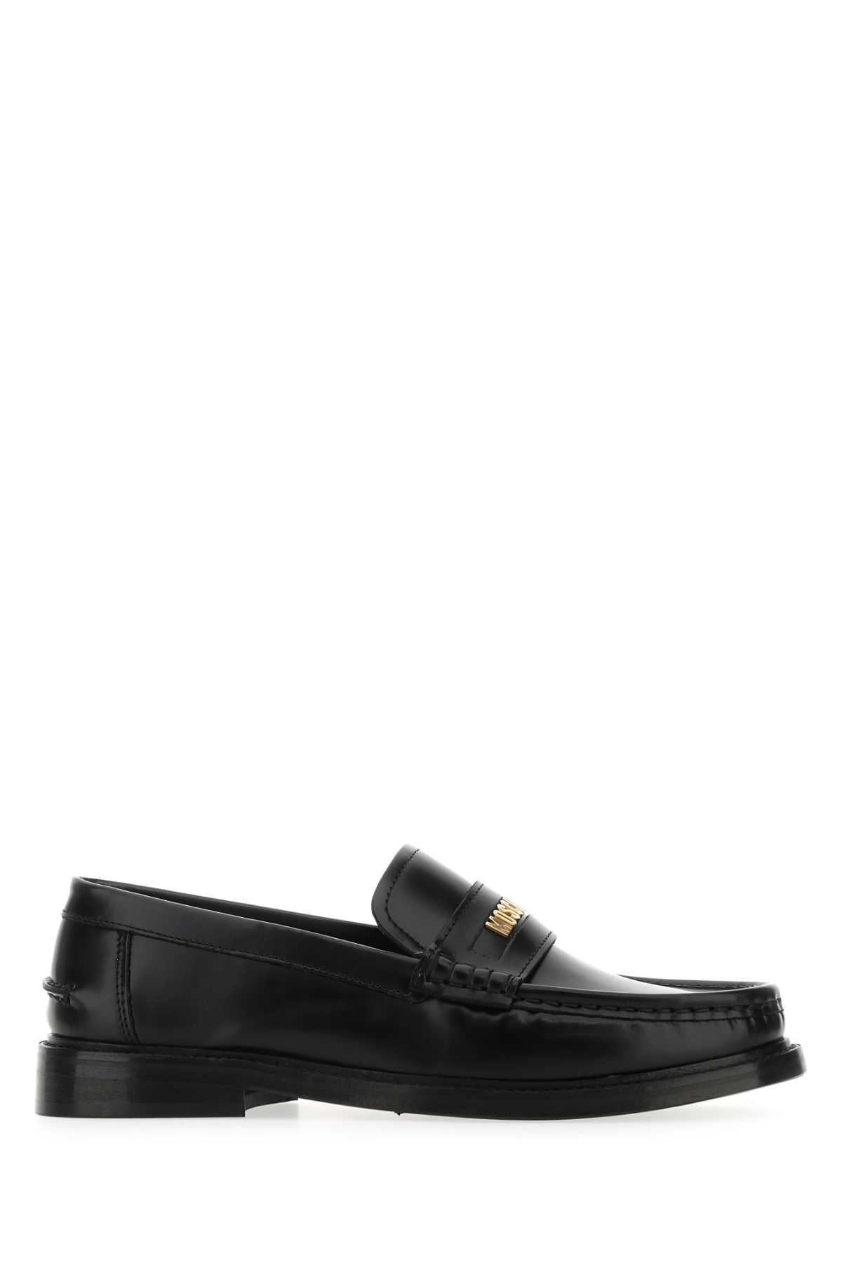 MOSCHINO COUTURE Luxury Leather Loafers for Women