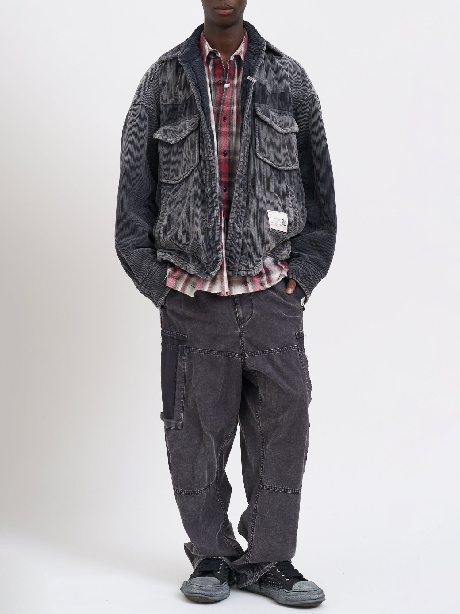 MAISON MIHARA YASUHIRO	 Padded Cordura Overshirt - Size 48