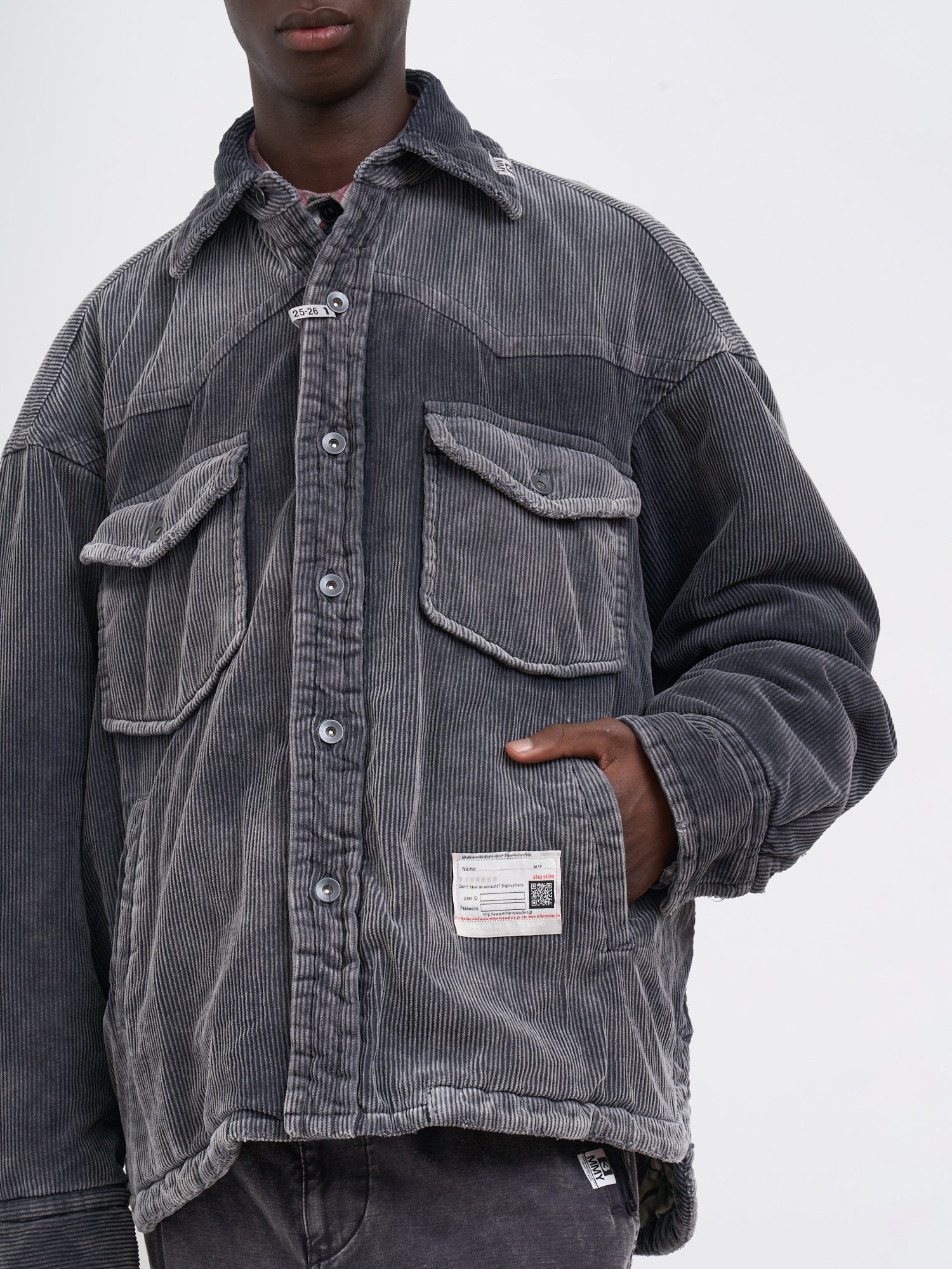 MAISON MIHARA YASUHIRO	 Padded Cordura Overshirt - Size 48