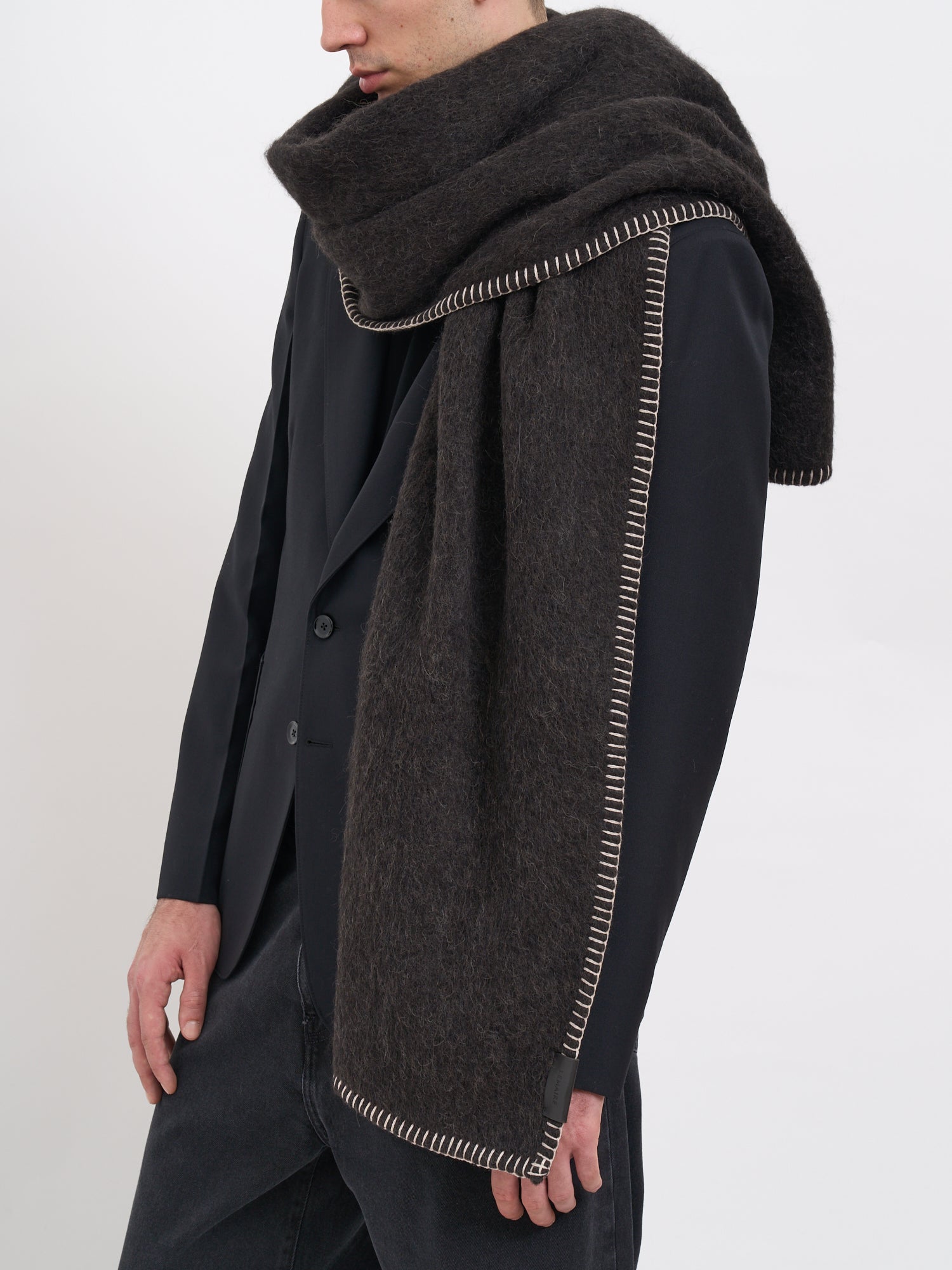 LEMAIRE Oversized Maxi Fluffy Scarf