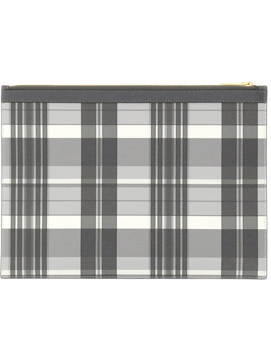 THOM BROWNE Medium Document Holder with Logo