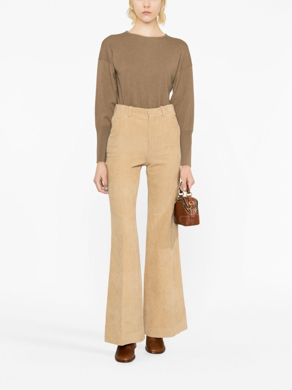 FABIANA FILIPPI Long Sleeves Crew Neck Sweater for Women