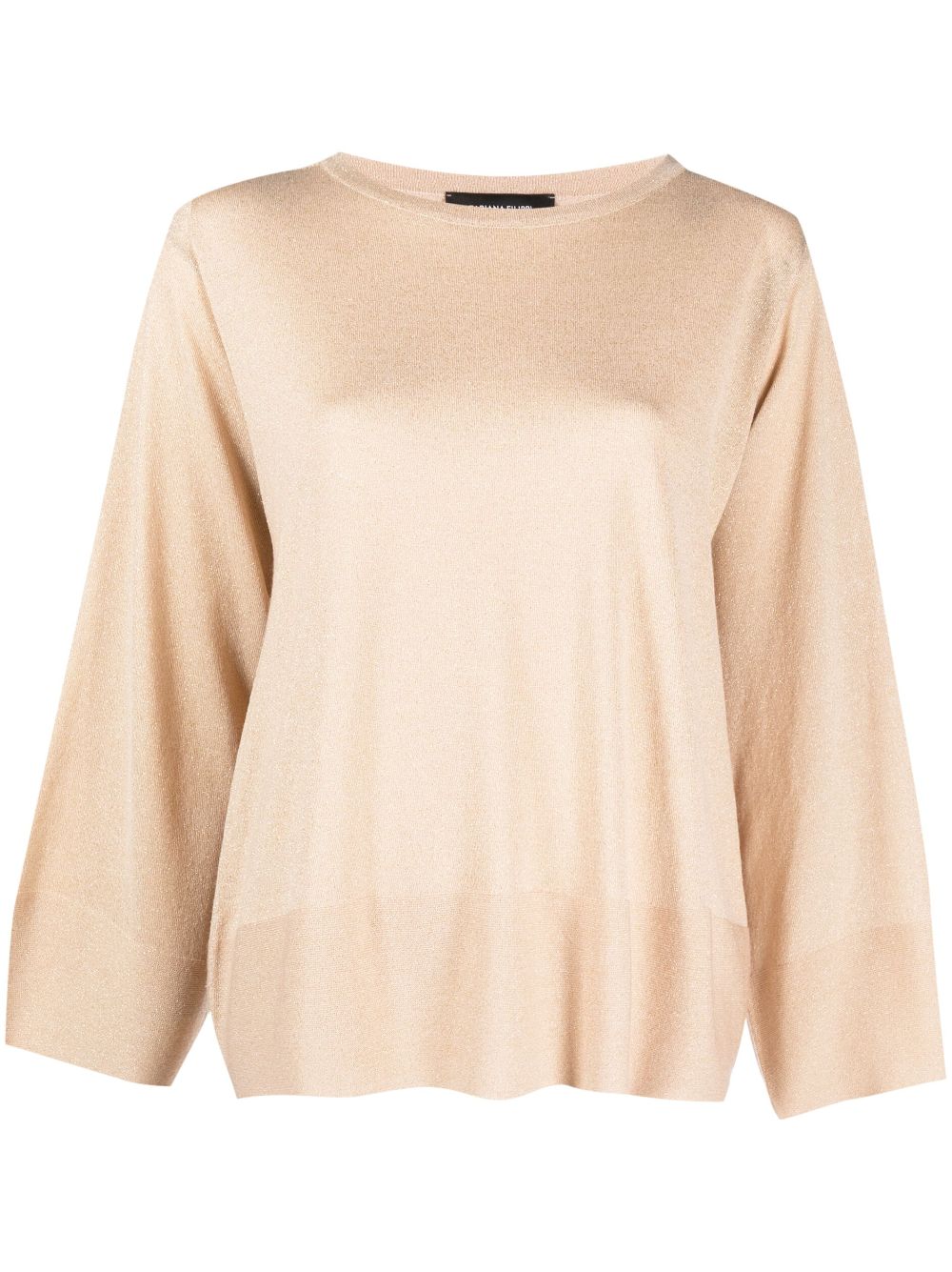 FABIANA FILIPPI Lurex Crew Neck Sweater