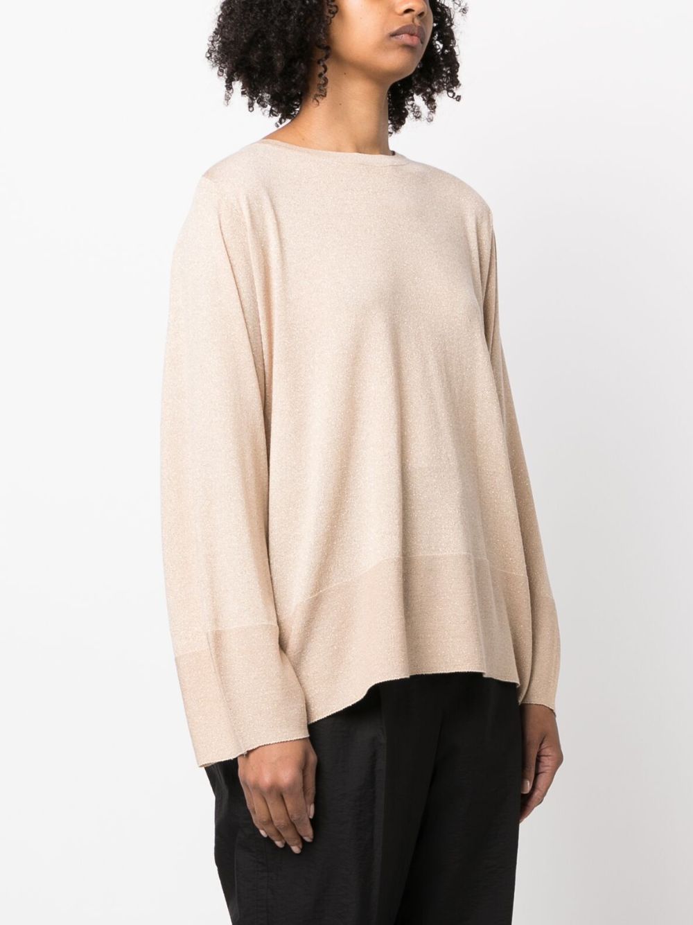 FABIANA FILIPPI Lurex Crew Neck Sweater