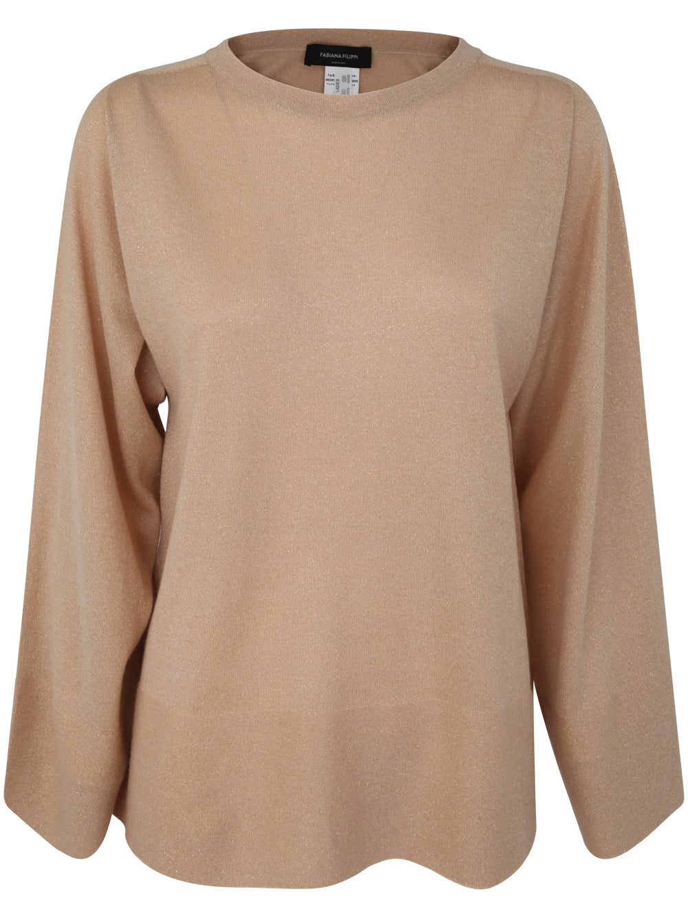 FABIANA FILIPPI Lurex Crew Neck Sweater